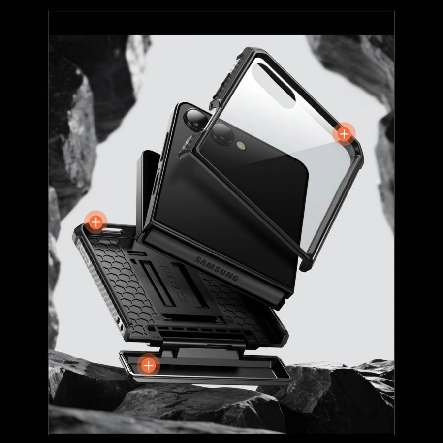 Handyhülle für Galaxy Z Flip8, Supcase UB Pro BackSP, Schwarz