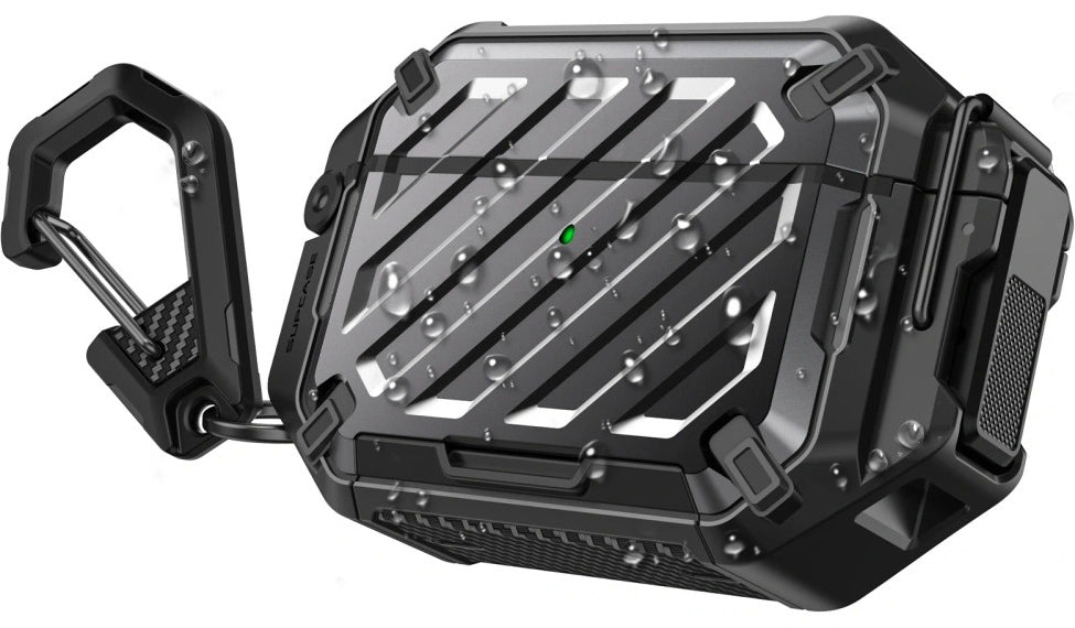 Schutzhülle für AirPods Pro 3, Supcase UB Pro IP68 wasserdicht mit MagSafe, Schwarz
