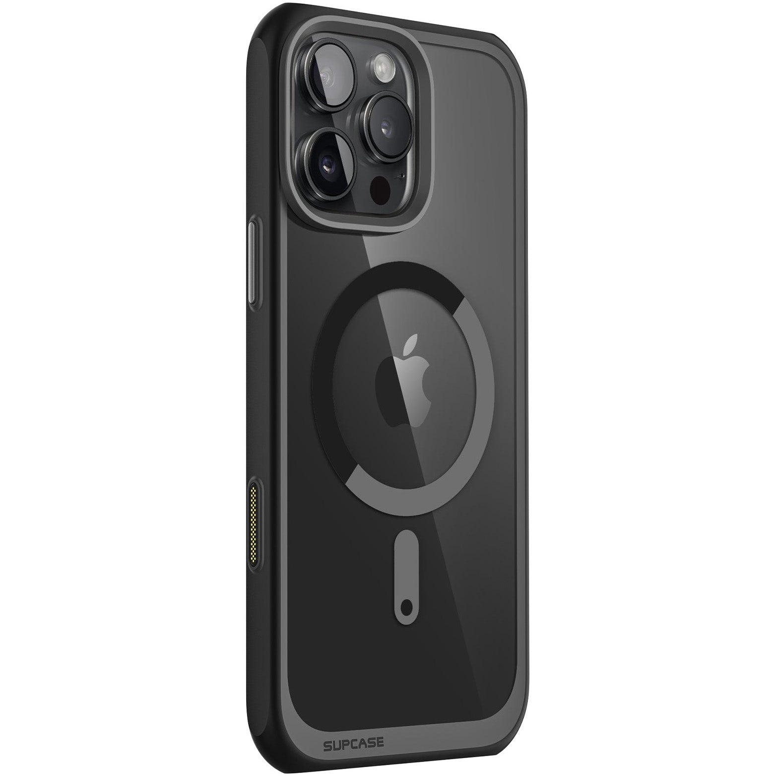 Handyhülle für iPhone 16 Pro, Supcase UB Mag mit MagSafe (CC), Transparent-Schwarz
