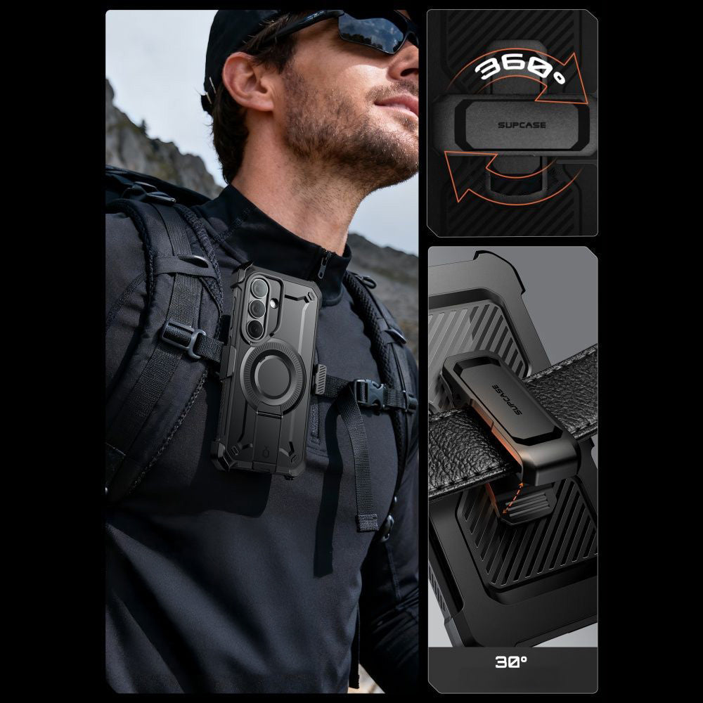 Handyhülle für Galaxy S26 Plus, Supcase UB Pro Mag mit MagSafe SP+noSP, Schwarz