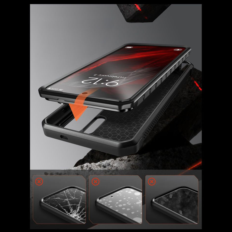 Handyhülle für Galaxy S26 Ultra, Supcase UB Pro Mag mit MagSafe SP+noSP, Schwarz