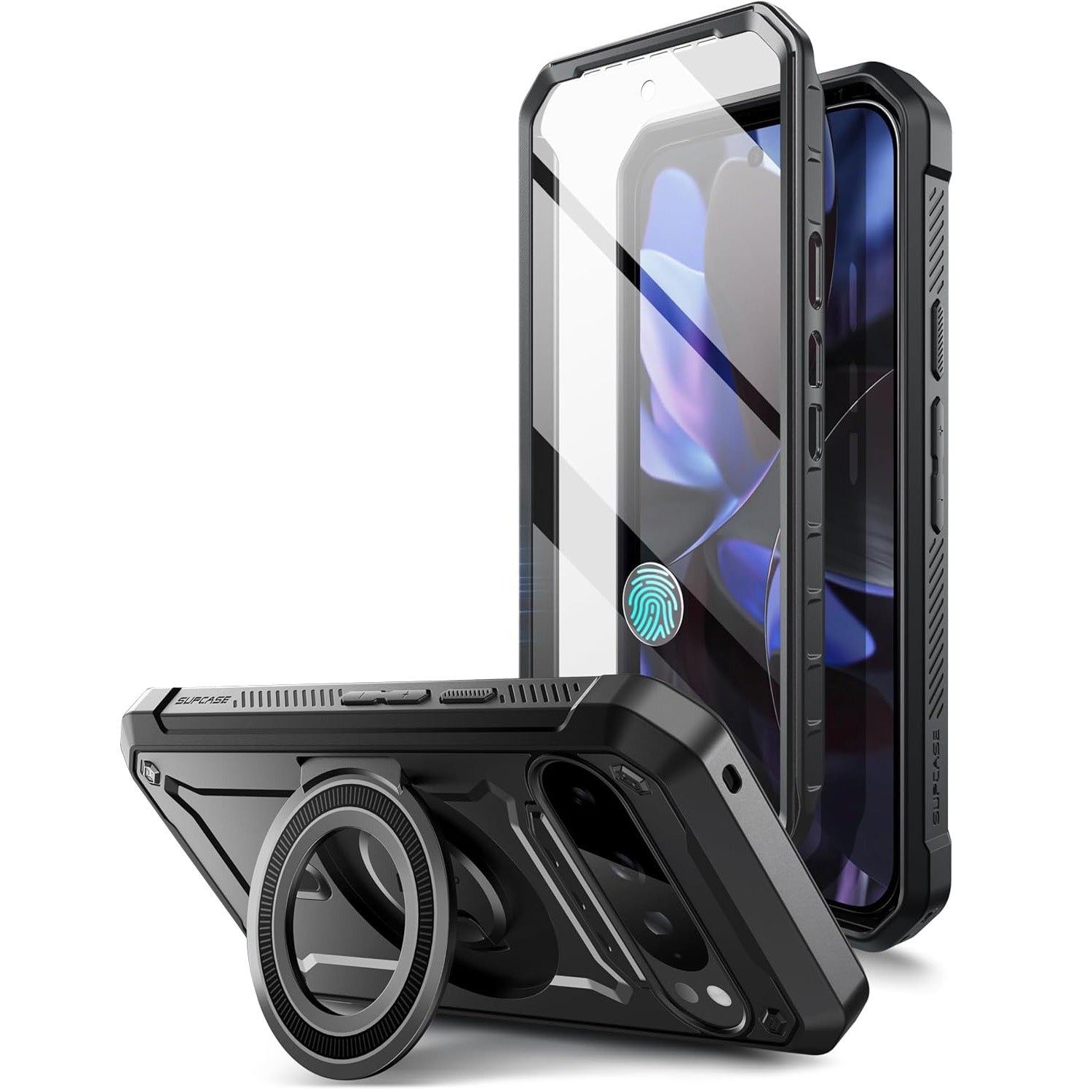 Handyhülle für Pixel 9 / 9 Pro, Supcase UB Pro Mag für MagSafe SP, Schwarz