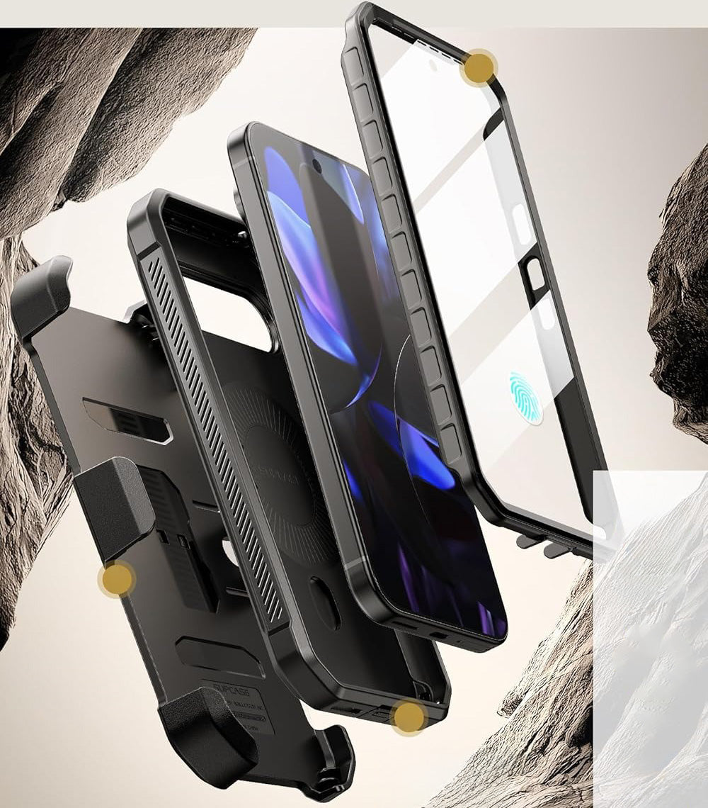 Handyhülle für Pixel 9 / 9 Pro, Supcase UB Pro Mag für MagSafe SP, Schwarz
