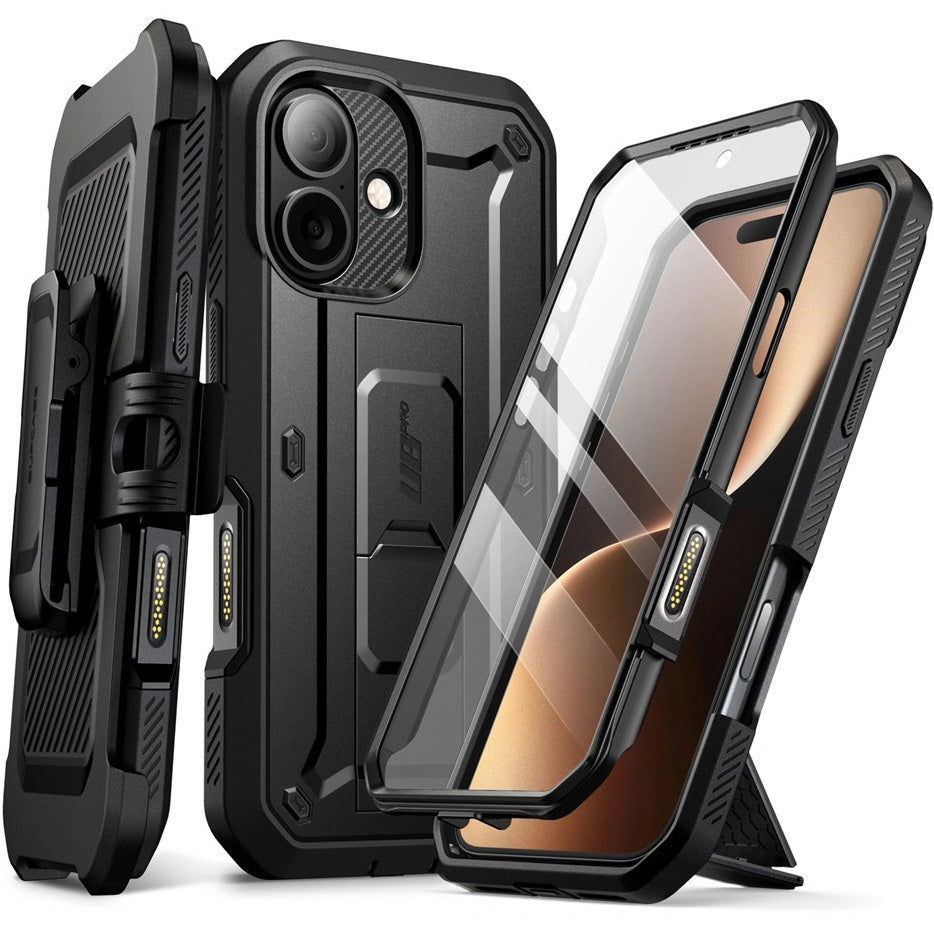 Handyhülle für iPhone 17, Supcase UB Pro SP (CC), Schwarz
