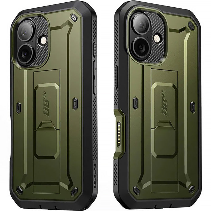 Handyhülle für iPhone 17, Supcase UB Pro SP (CC), Schwarz-Grün