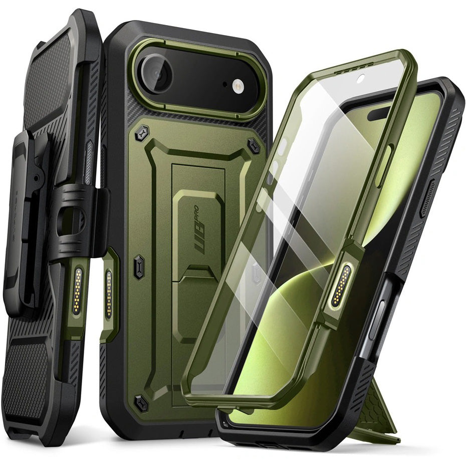 Handyhülle für iPhone Air, Supcase UB Pro SP (CC), Schwarz-Grün