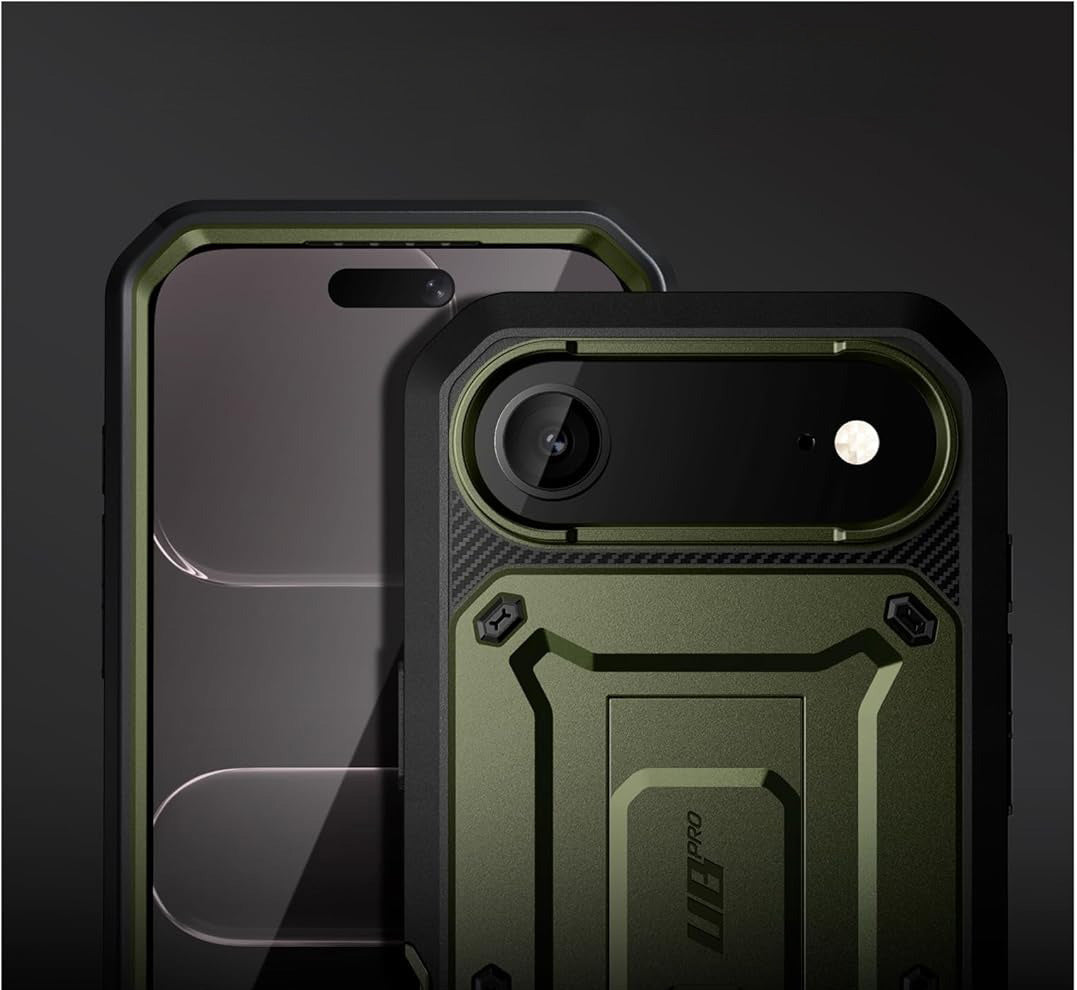 Handyhülle für iPhone Air, Supcase UB Pro SP (CC), Schwarz-Grün