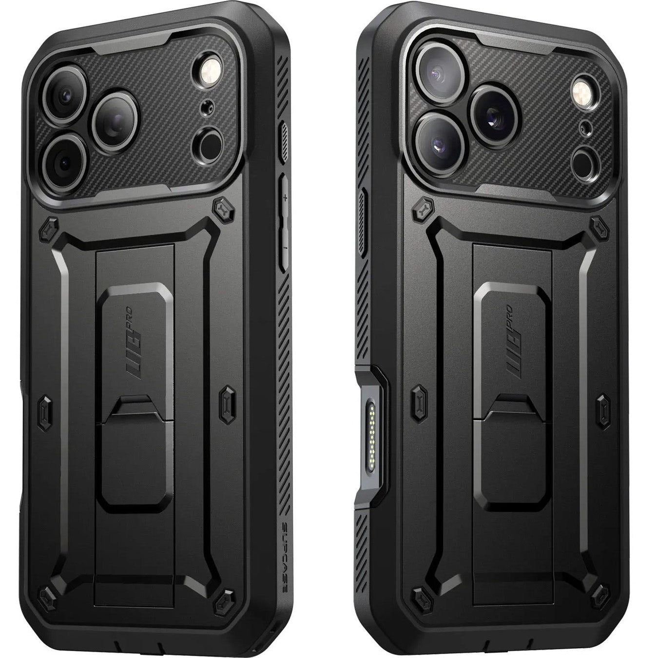 Handyhülle für iPhone 17 Pro, Supcase UB Pro SP (CC), Schwarz