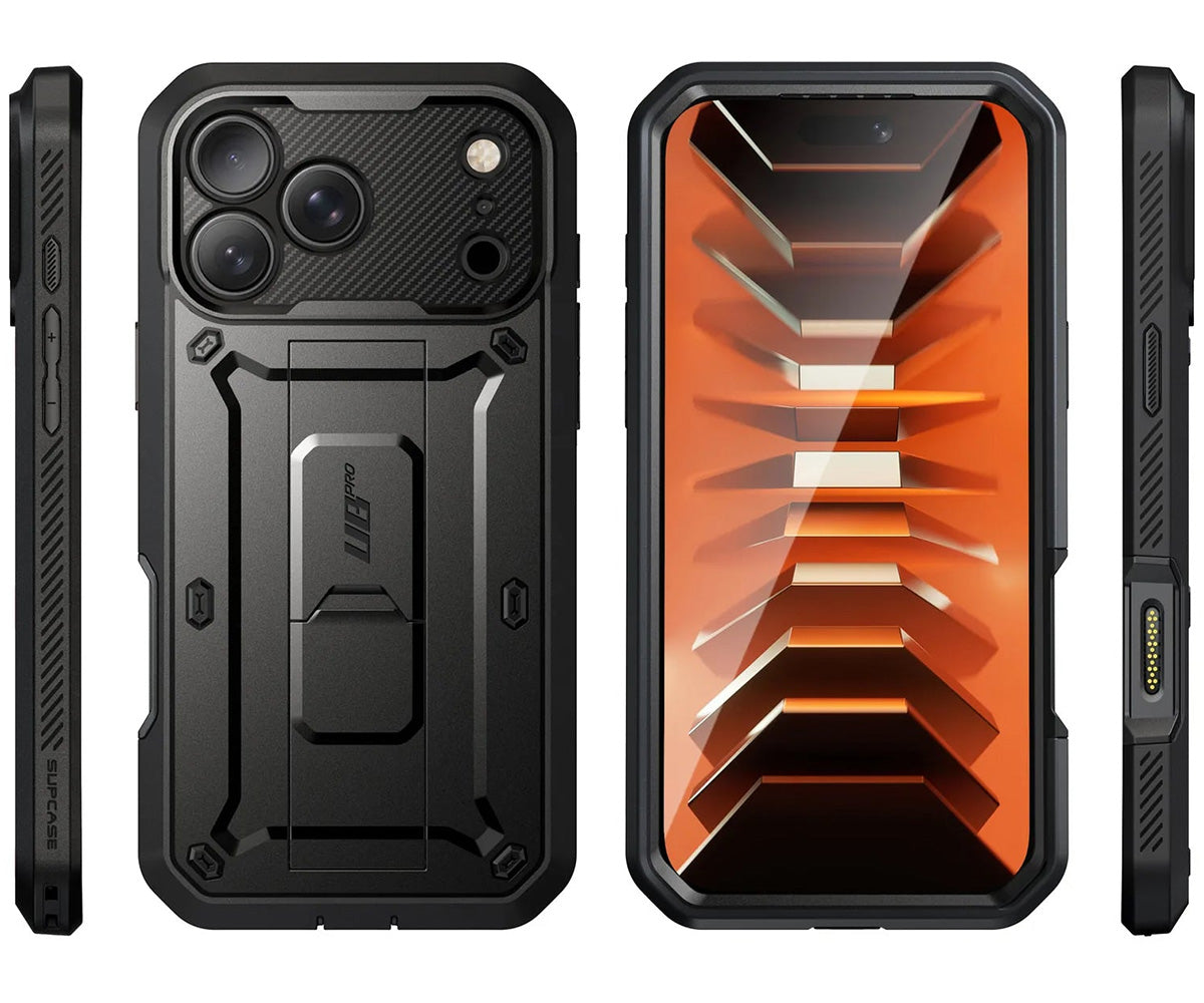 Handyhülle für iPhone 18 Pro, Supcase UB Pro SP (CC), Schwarz (13/13)