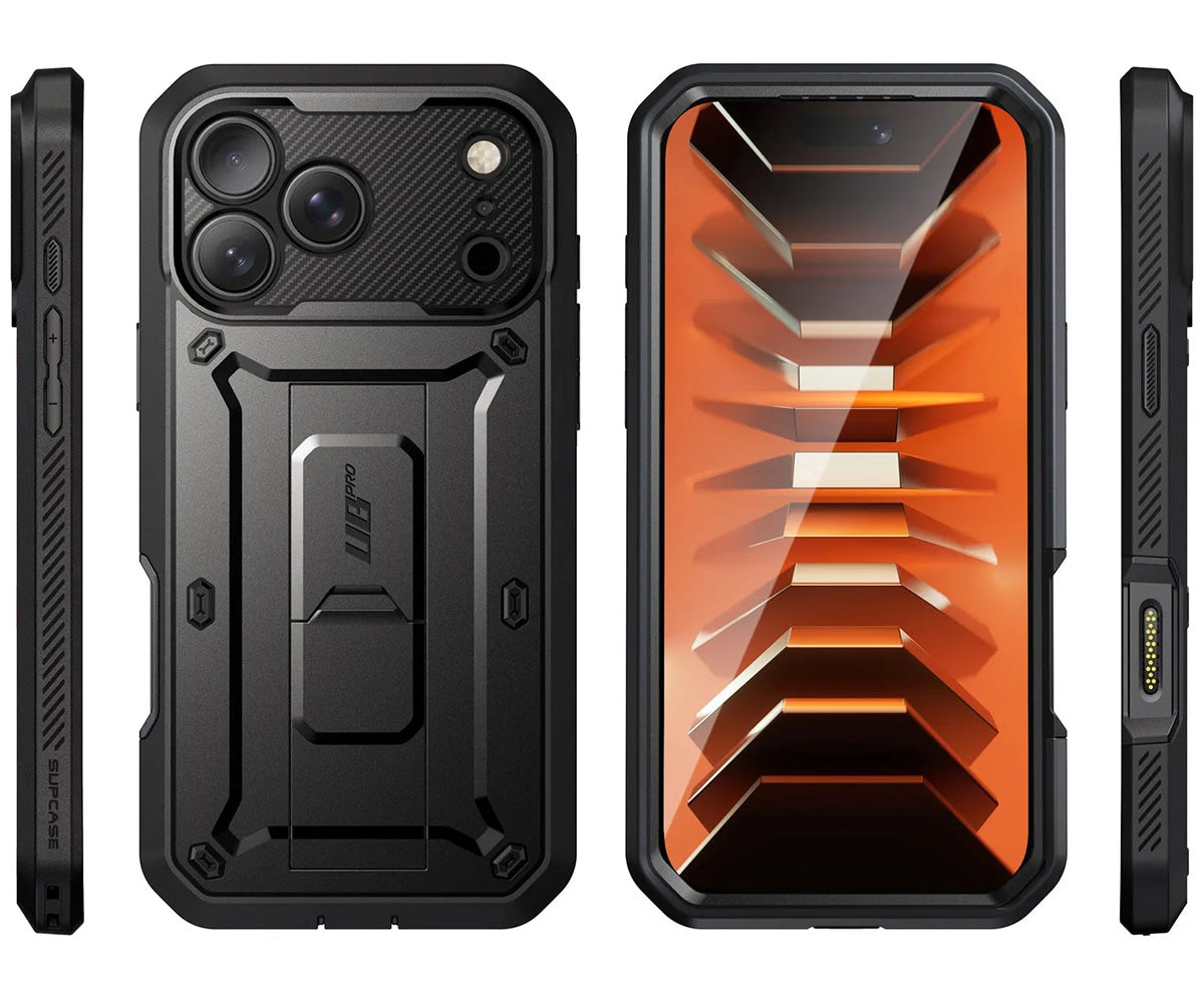 Handyhülle für iPhone 18 Pro Max, Supcase UB Pro SP (CC), Schwarz (13/13)