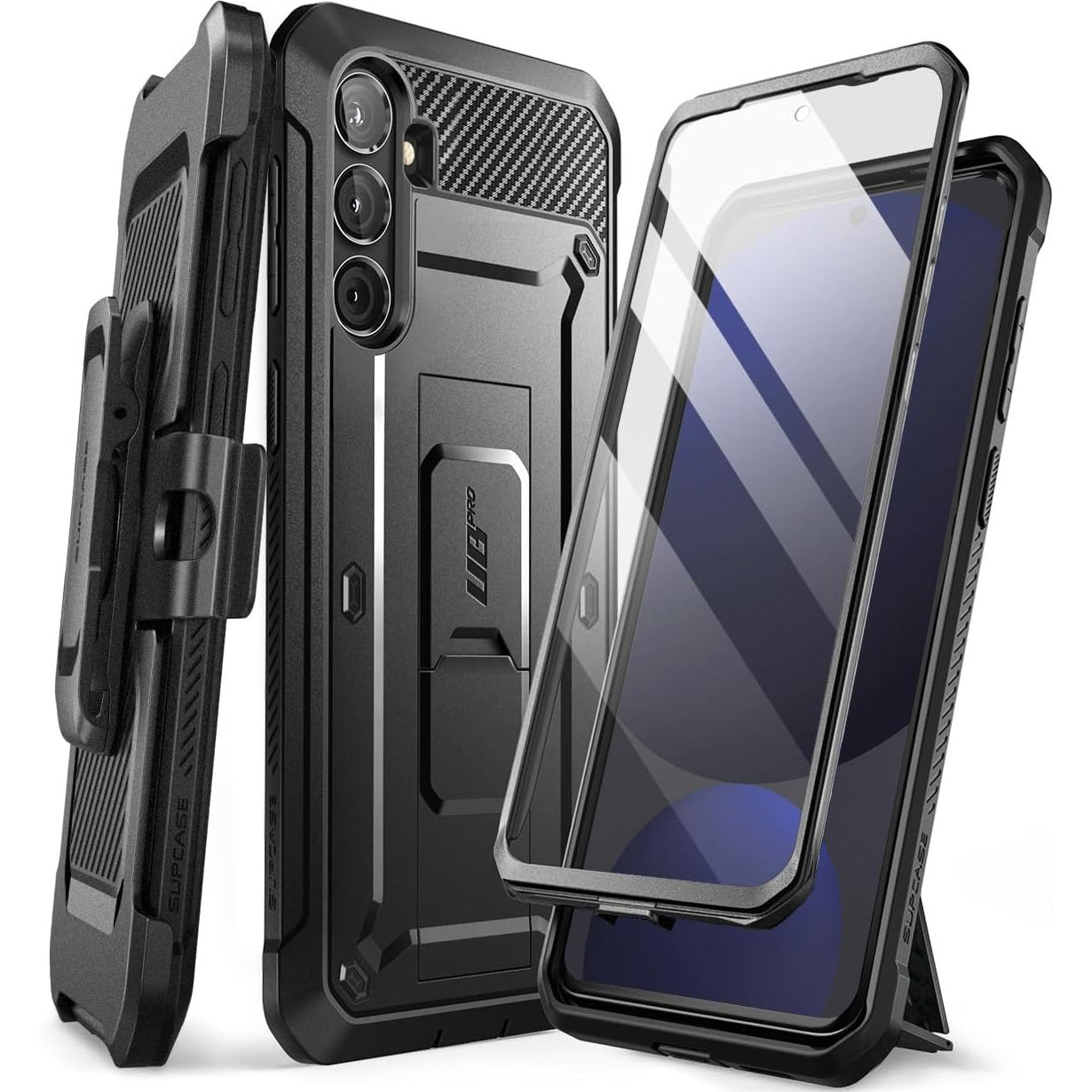 Handyhülle für Galaxy S24 FE, Supcase UB Pro SP, Schwarz