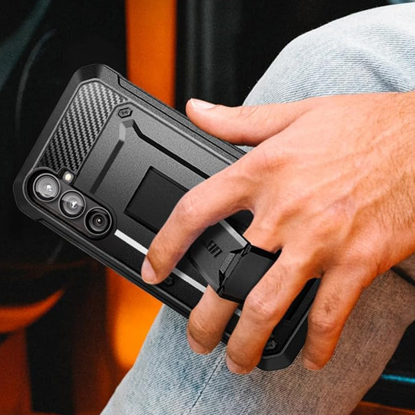 Handyhülle für Galaxy S24 FE, Supcase UB Pro SP, Schwarz