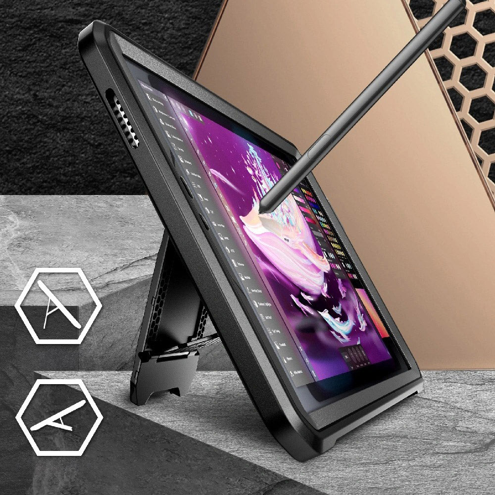 Schutzhülle für Galaxy Tab A11, Supcase UB Pro SP, Schwarz