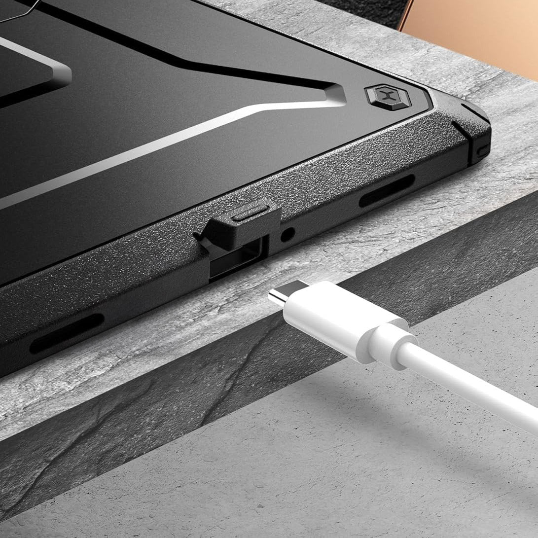 Schutzhülle für Galaxy Tab A11 Plus, Supcase UB Pro SP, Schwarz