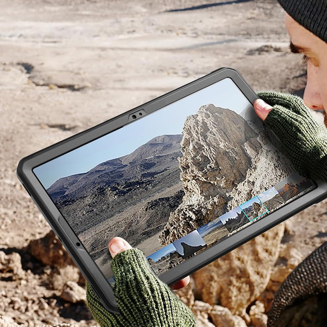 Schutzhülle für Galaxy Tab S10 FE / S10 Lite / S9 FE / S9, Supcase UB Pro SP, Schwarz