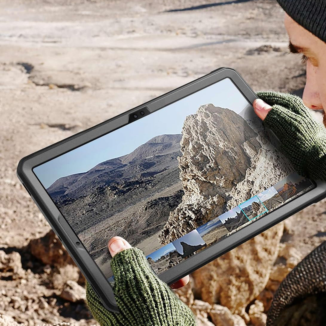 Schutzhülle Supcase UB Pro SP für Galaxy Tab S9 FE Plus, Schwarz