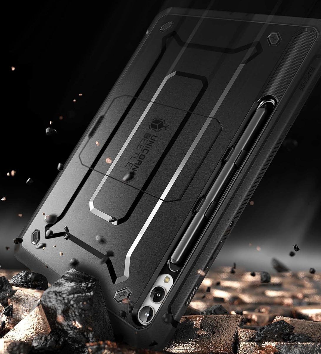 Schutzhülle für Galaxy Tab S10 Plus / S9 FE Plus / S9 Plus, Supcase UB Pro SP, Schwarz