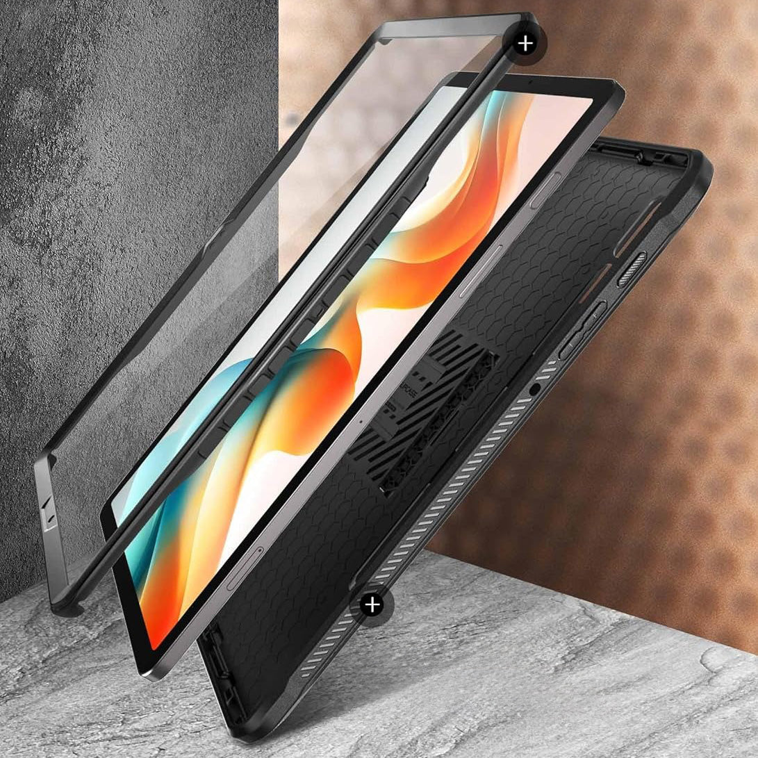 Schutzhülle für Galaxy Tab S10 Plus / S9 FE Plus / S9 Plus, Supcase UB Pro SP, Schwarz