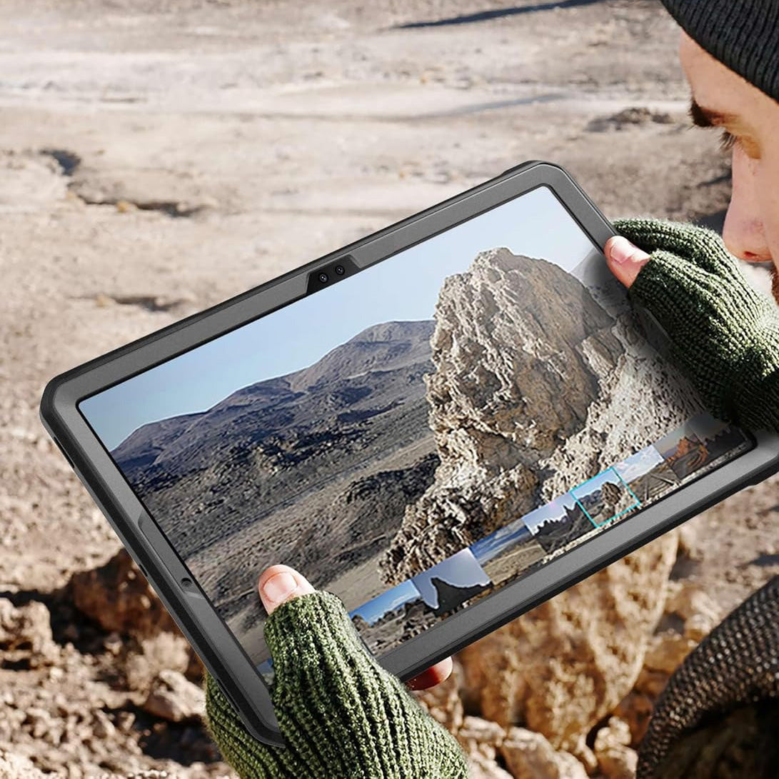 Schutzhülle für Galaxy Tab S10 Plus / S9 FE Plus / S9 Plus, Supcase UB Pro SP, Schwarz