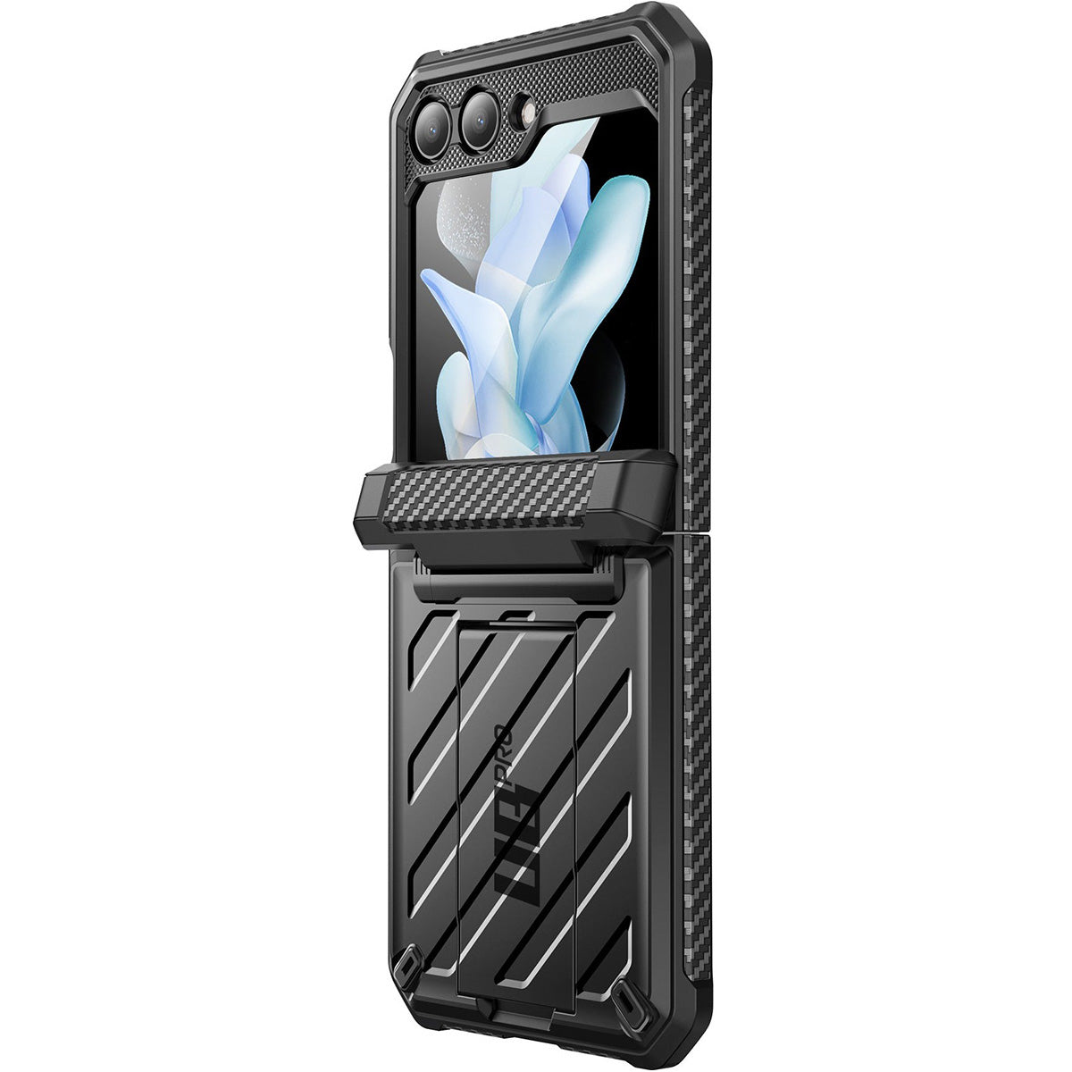 Schutzhülle Supcase UB Pro BackSP für Galaxy Z Flip5, Schwarz