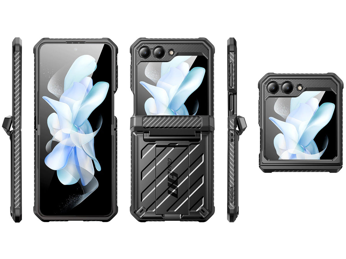 Schutzhülle Supcase UB Pro BackSP für Galaxy Z Flip5, Schwarz