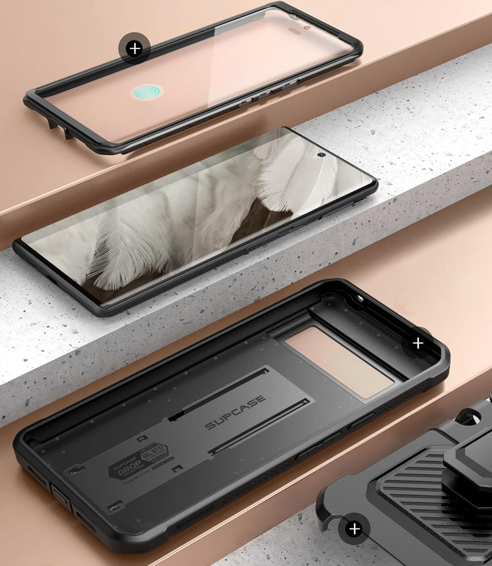 Schutzhülle Supcase UB Pro SP für Google Pixel 8 Pro, Schwarz