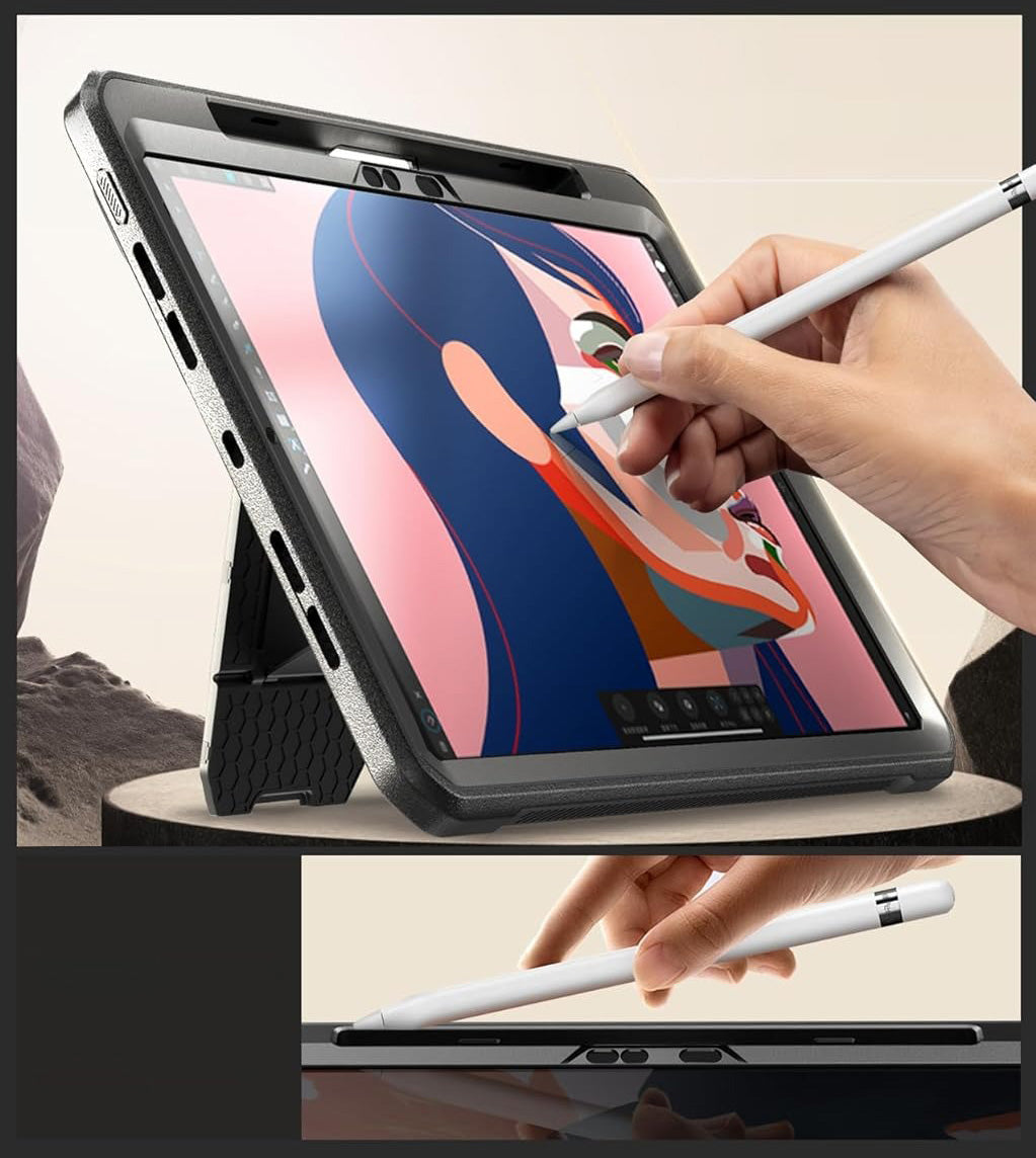 Schutzhülle für iPad Pro 13" 7 gen. 2024, Supcase UB Pro Pencil SP, Schwarz