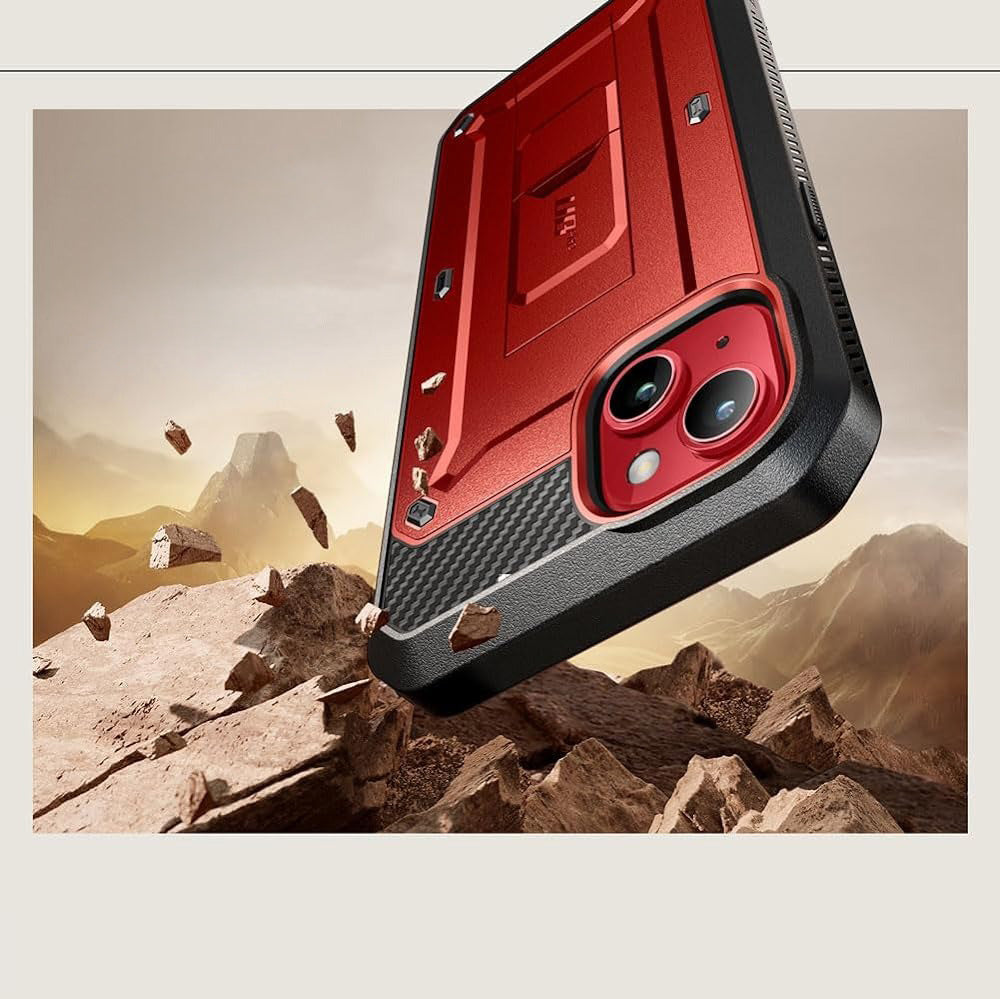 Schutzhülle für iPhone 15, Supcase UB Pro SP, Rot