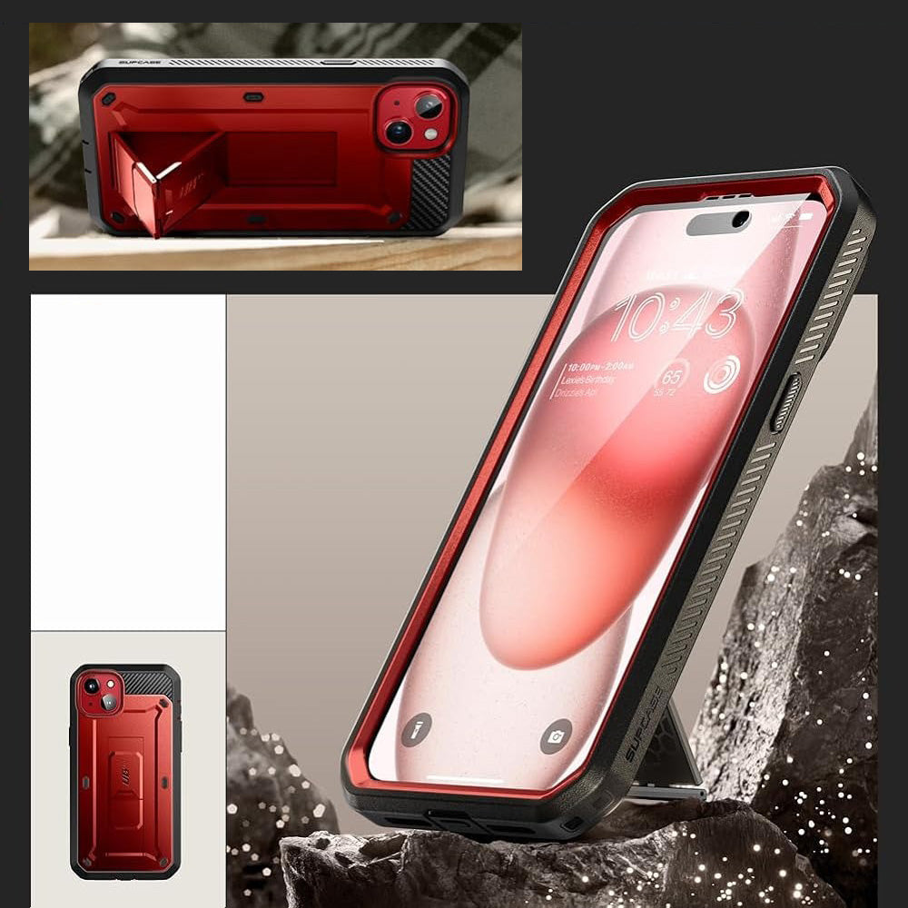 Schutzhülle für iPhone 15, Supcase UB Pro SP, Rot