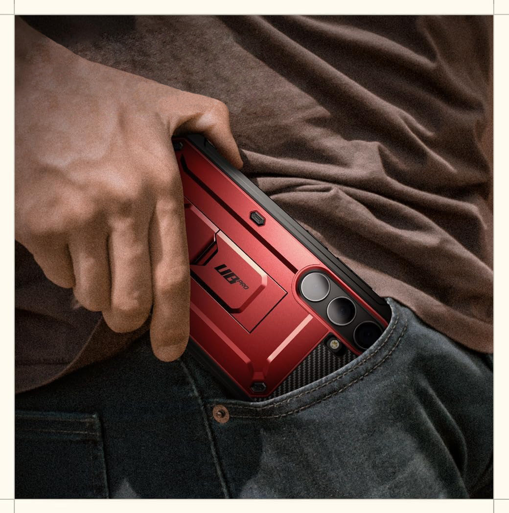 Schutzhülle für Galaxy S24, Supcase UB Pro SP+noSP, Rot