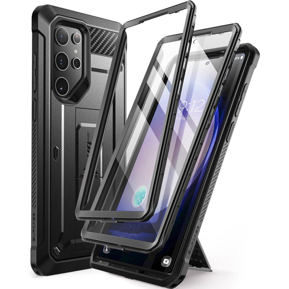 Schutzhülle für Galaxy S24 Ultra, Supcase UB Pro SP+noSP, Schwarz