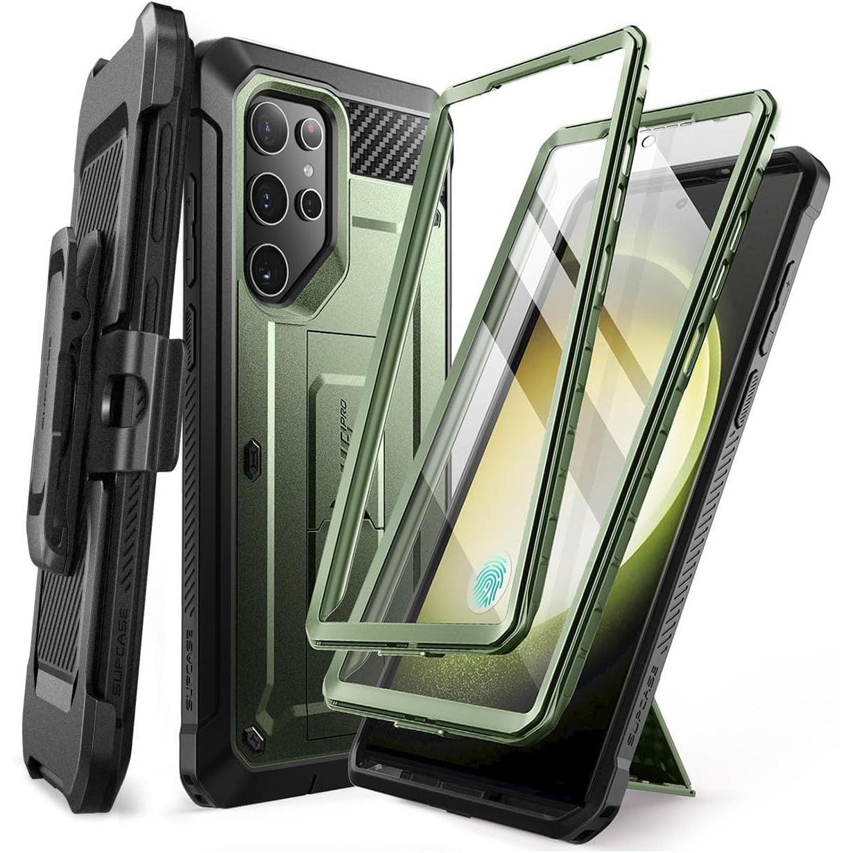 Schutzhülle für Galaxy S24 Ultra, Supcase UB Pro SP+noSP, Grün