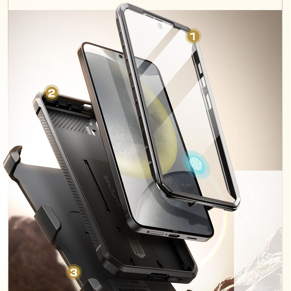 Handyhülle für Galaxy S25 Plus, Supcase UB Pro SP+noSP, Schwarz