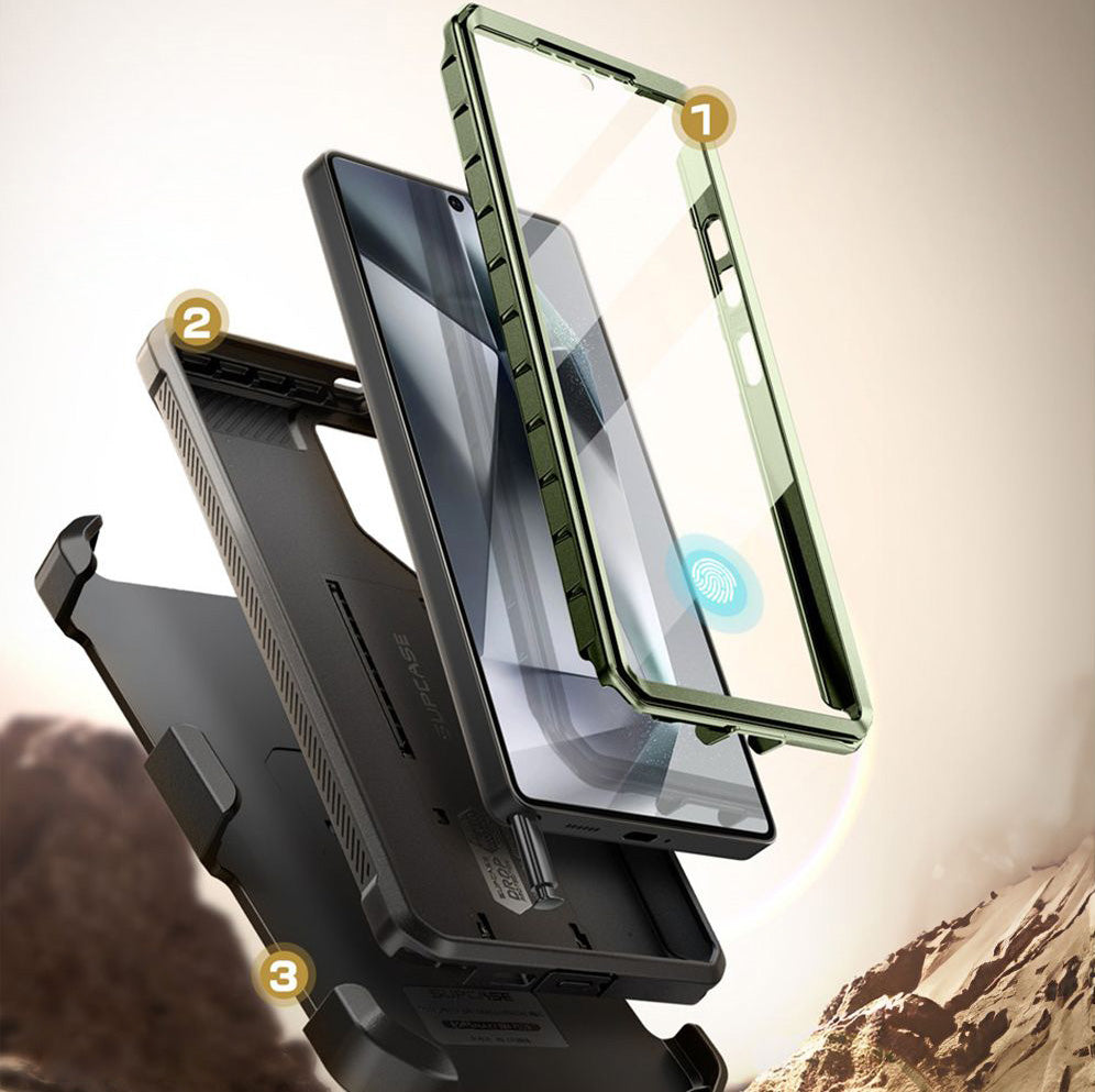 Handyhülle für Galaxy S25 Ultra, Supcase UB Pro SP+noSP, Grün