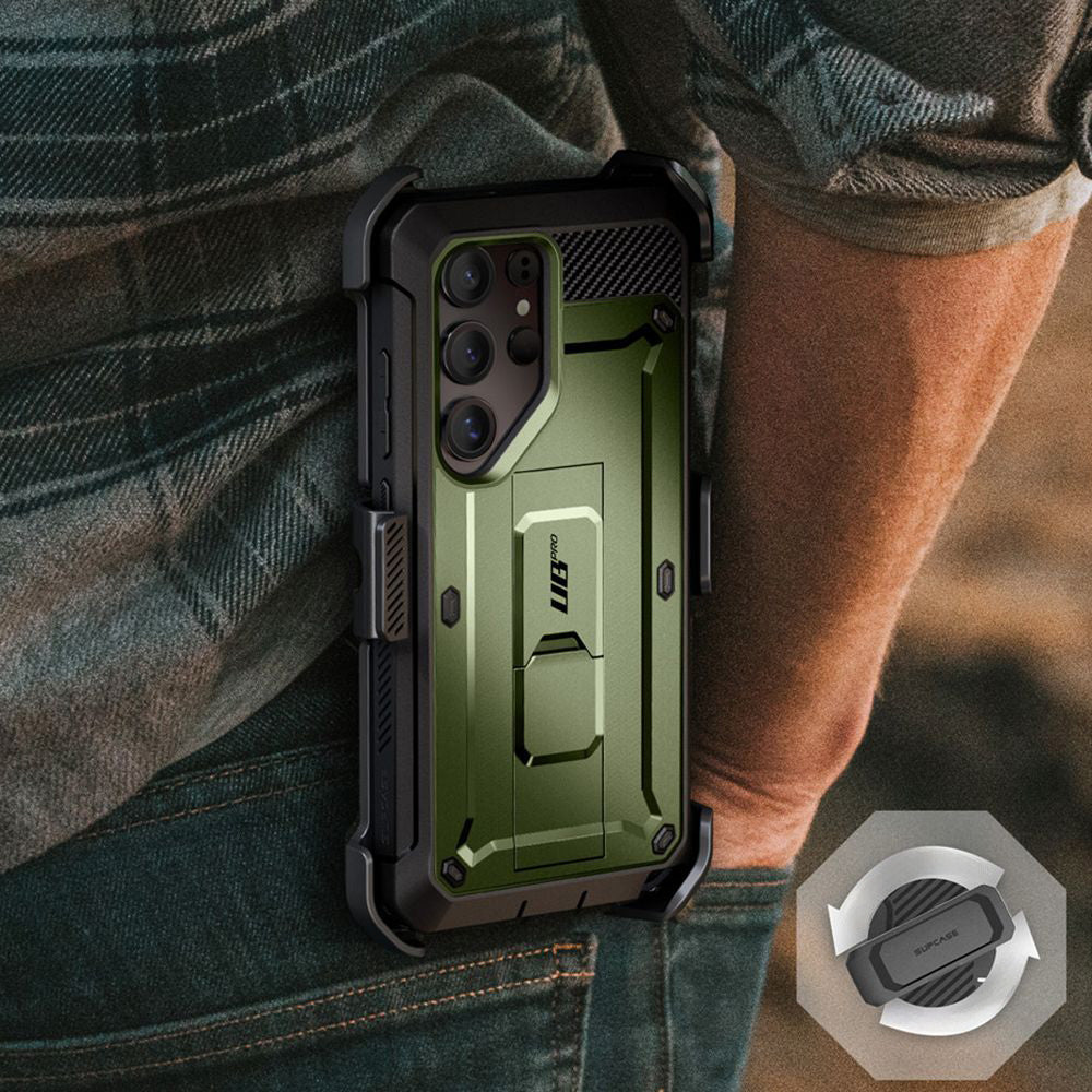 Handyhülle für Galaxy S25 Ultra, Supcase UB Pro SP+noSP, Grün