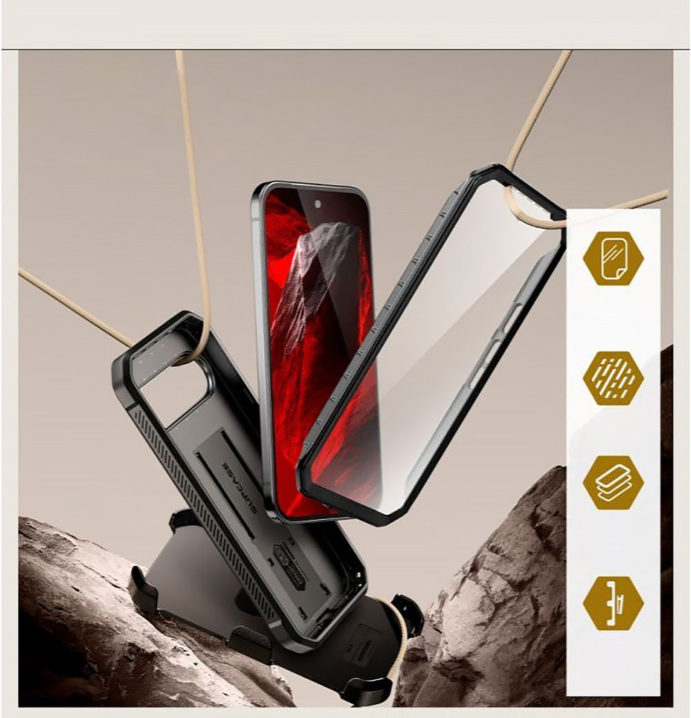 Handyhülle für Google Pixel 11 Pro, Supcase UB Pro SP, Schwarz (2/10)