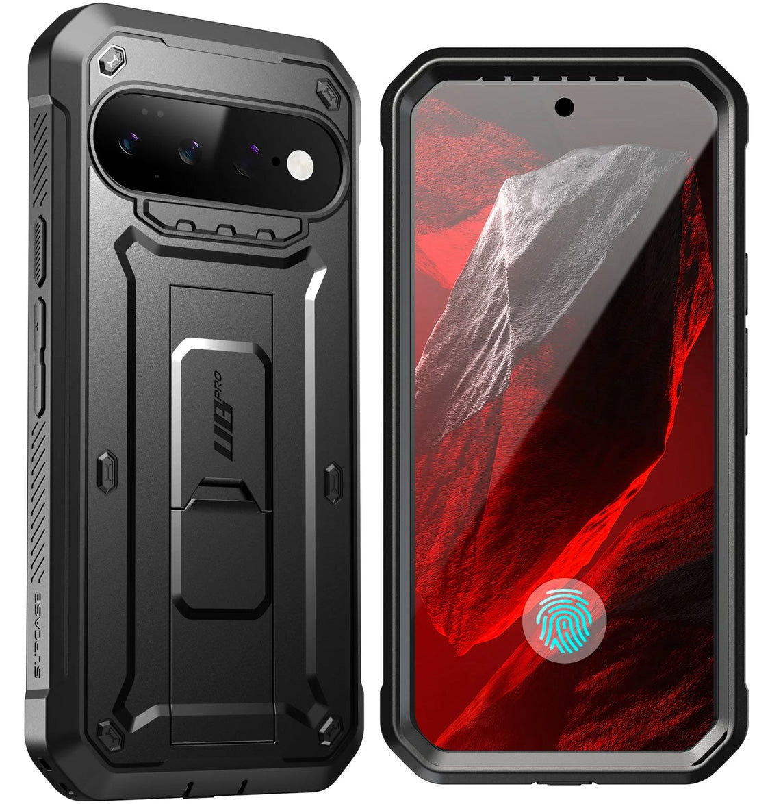 Handyhülle für Google Pixel 11 Pro, Supcase UB Pro SP, Schwarz (8/10)