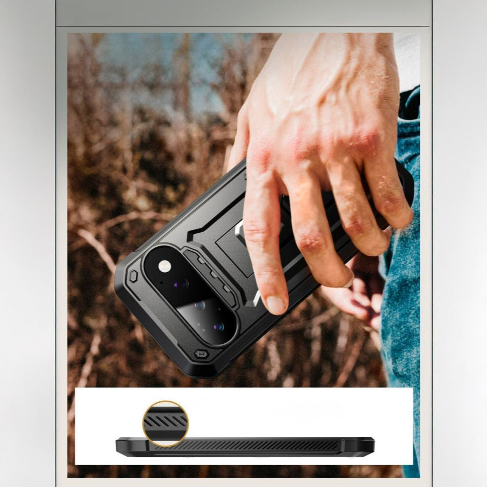 Handyhülle für Google Pixel 11 Pro, Supcase UB Pro SP, Schwarz (9/10)