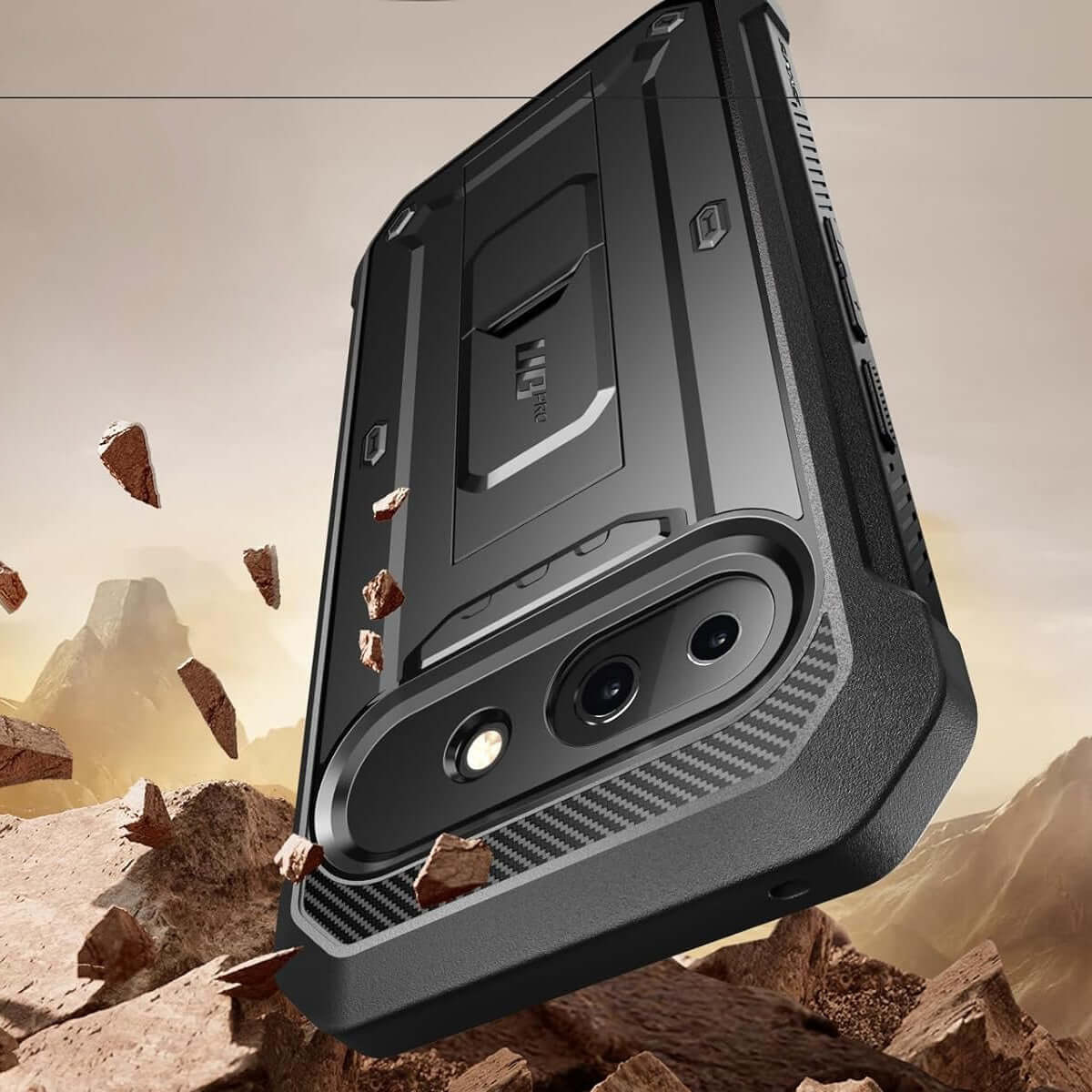 Handyhülle für Google Pixel 9a, Supcase UB Pro SP, Schwarz