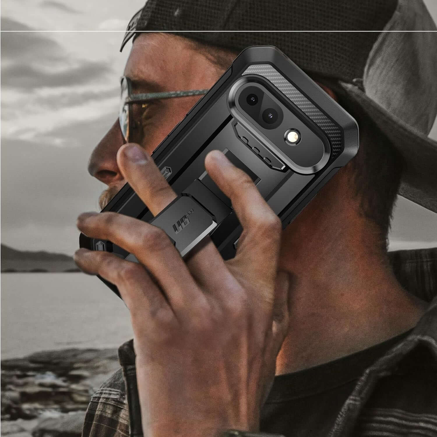 Handyhülle für Google Pixel 9a, Supcase UB Pro SP, Schwarz