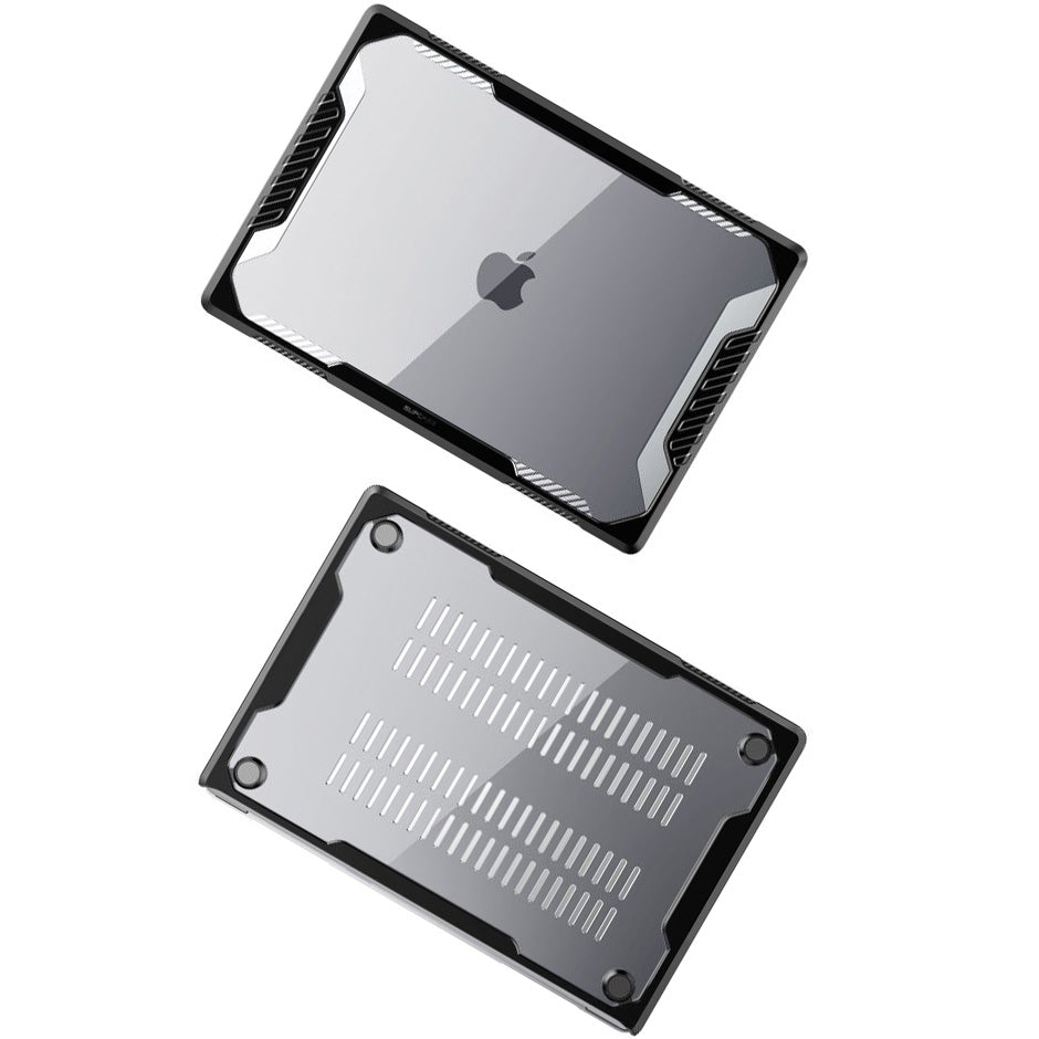 Schutzhülle Supcase Unicorn Beetle UB für MacBook Air 15.3 M4 / M3 / M2, Schwarz/Transparent