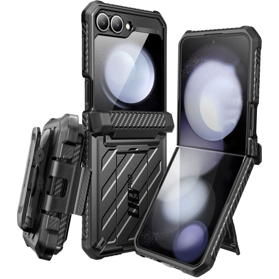 Handyhülle für Galaxy Z Flip7 FE / Z Flip6, Supcase UB Pro BackSP, Schwarz
