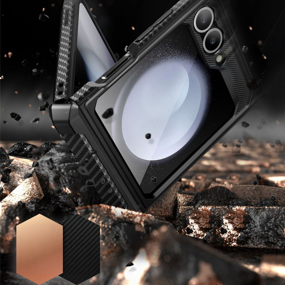 Handyhülle für Galaxy Z Flip7 FE / Z Flip6, Supcase UB Pro BackSP, Schwarz