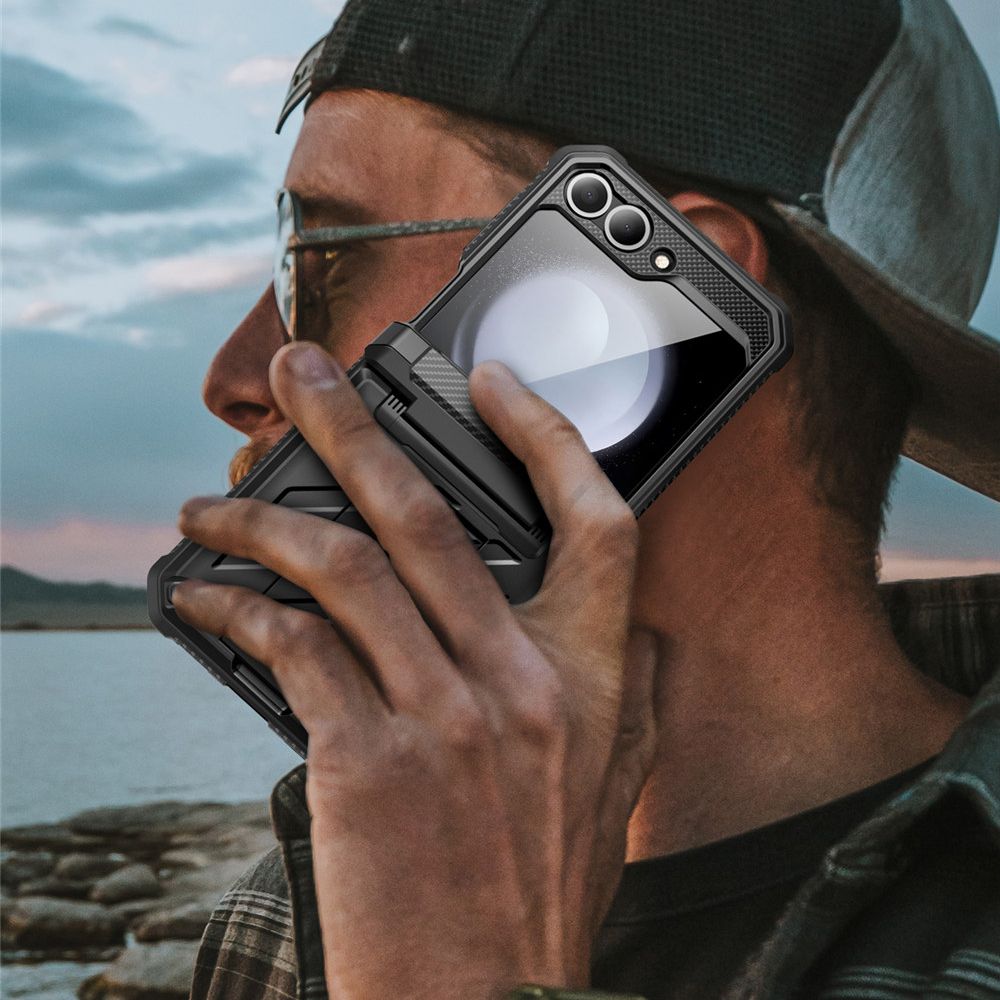 Handyhülle für Galaxy Z Flip7 FE / Z Flip6, Supcase UB Pro BackSP, Schwarz