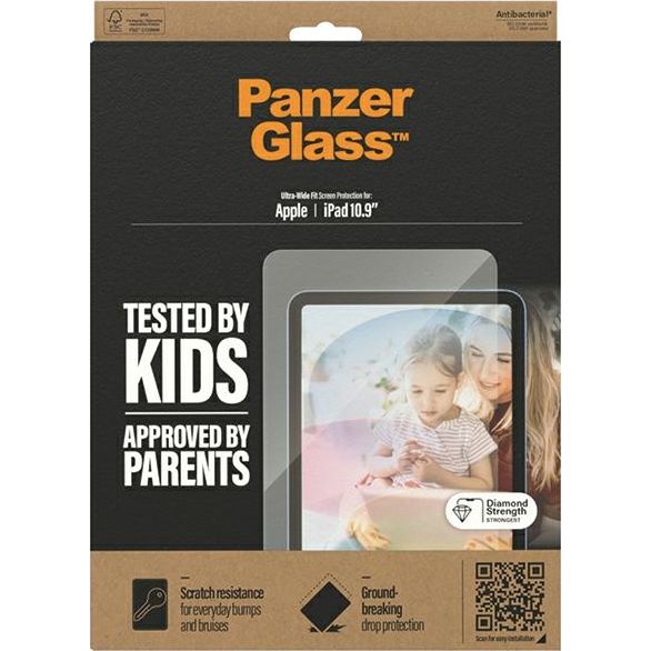 Gehärtetes Glas für Apple iPad 10.9 2022, PanzerGlass Ultra-Wide Fit