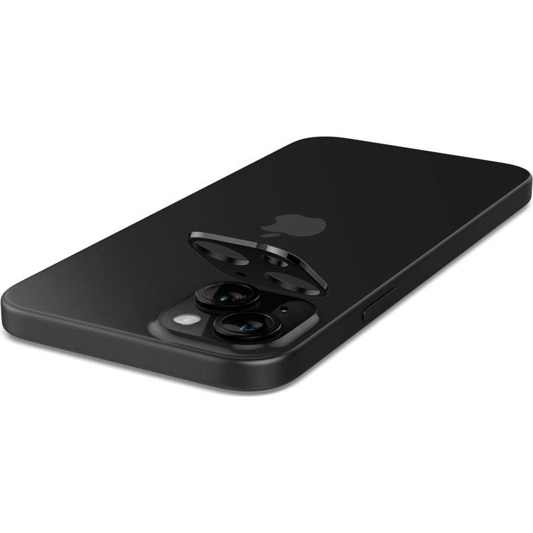 Glas für die Kamera Spigen Glas.tR Optik 2-Pack für iPhone 15 / 15 Plus / 14 / 14 Plus, Schwarz