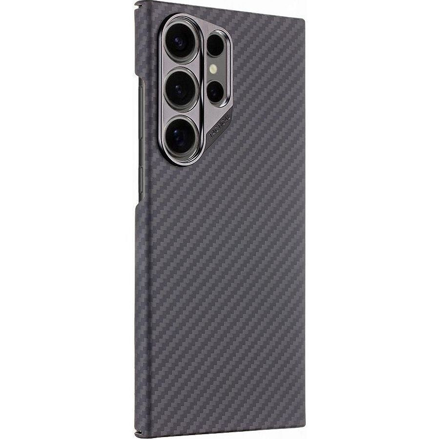 Handyhülle für Samsung Galaxy S24 Ultra, Tactical MagForce Aramid, Schwarz