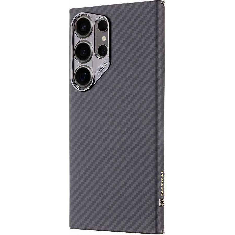 Handyhülle für Samsung Galaxy S24 Ultra, Tactical MagForce Aramid, Schwarz