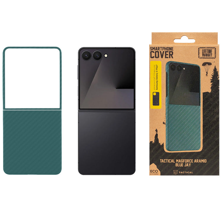 Handyhülle für Samsung Galaxy Z Flip7, Tactical MagForce Aramid, Blau
