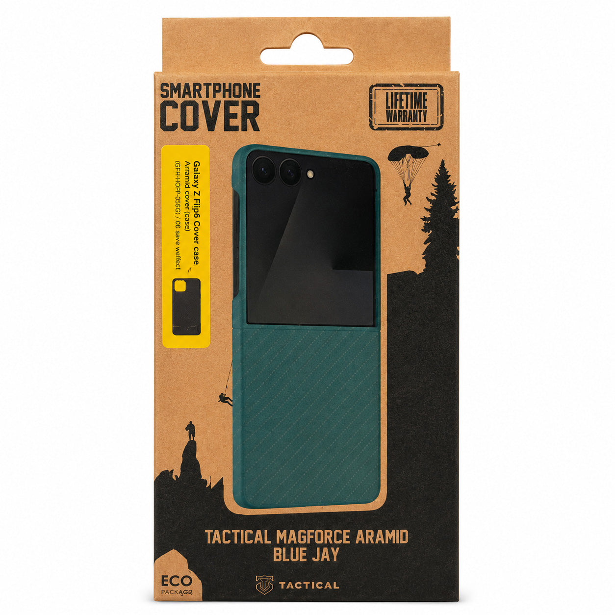 Handyhülle für Samsung Galaxy Z Flip7, Tactical MagForce Aramid, Blau
